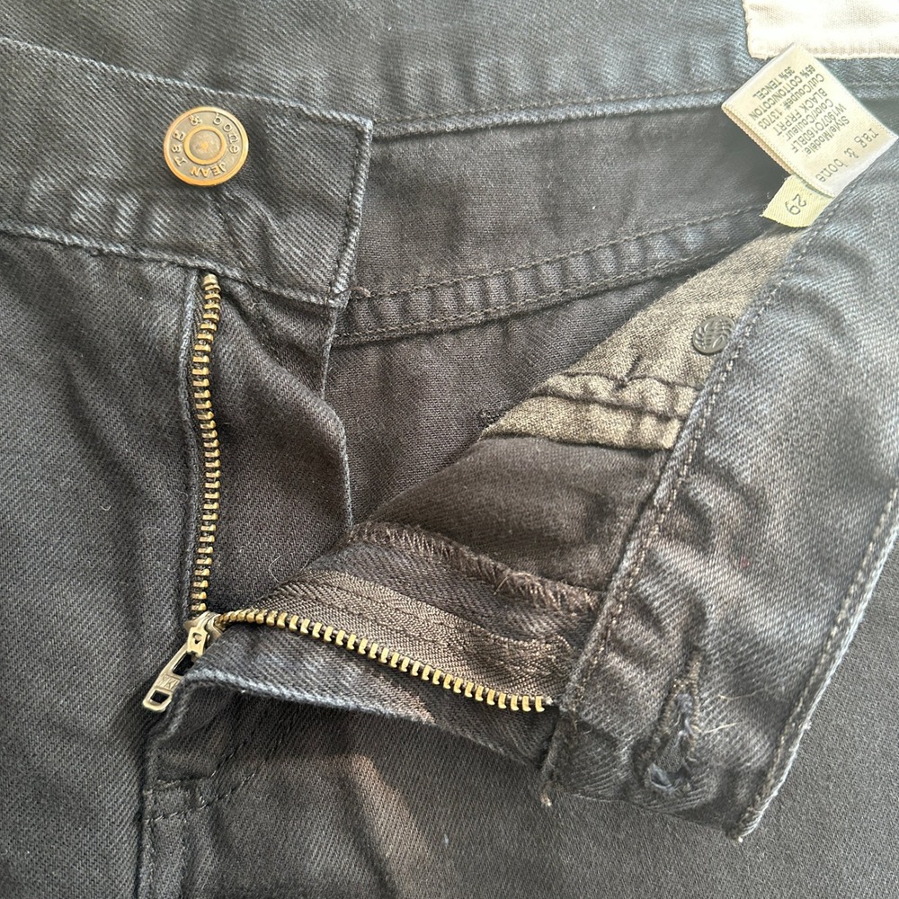 Rag & Bone Short Shorts Womens 29 Black Wash Stretch Cotton Raw Hem Boho Edgy - Picture 3 of 10